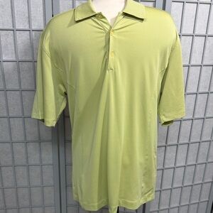 Nike Men's Lime Green Polo Shirt, Size Small
